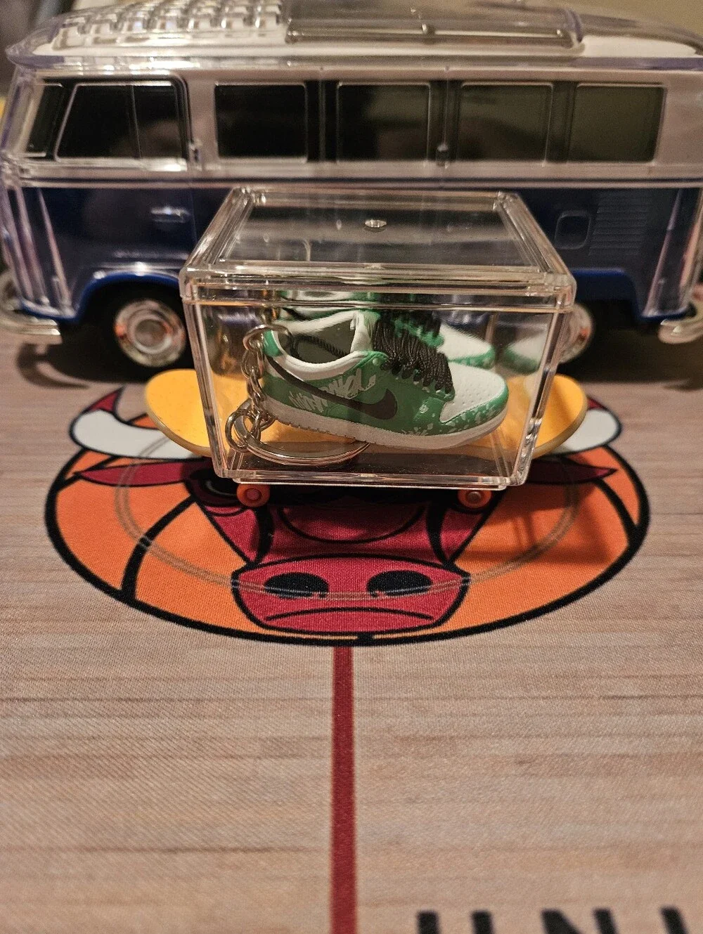 Pair of Mini sneaker keychain.
